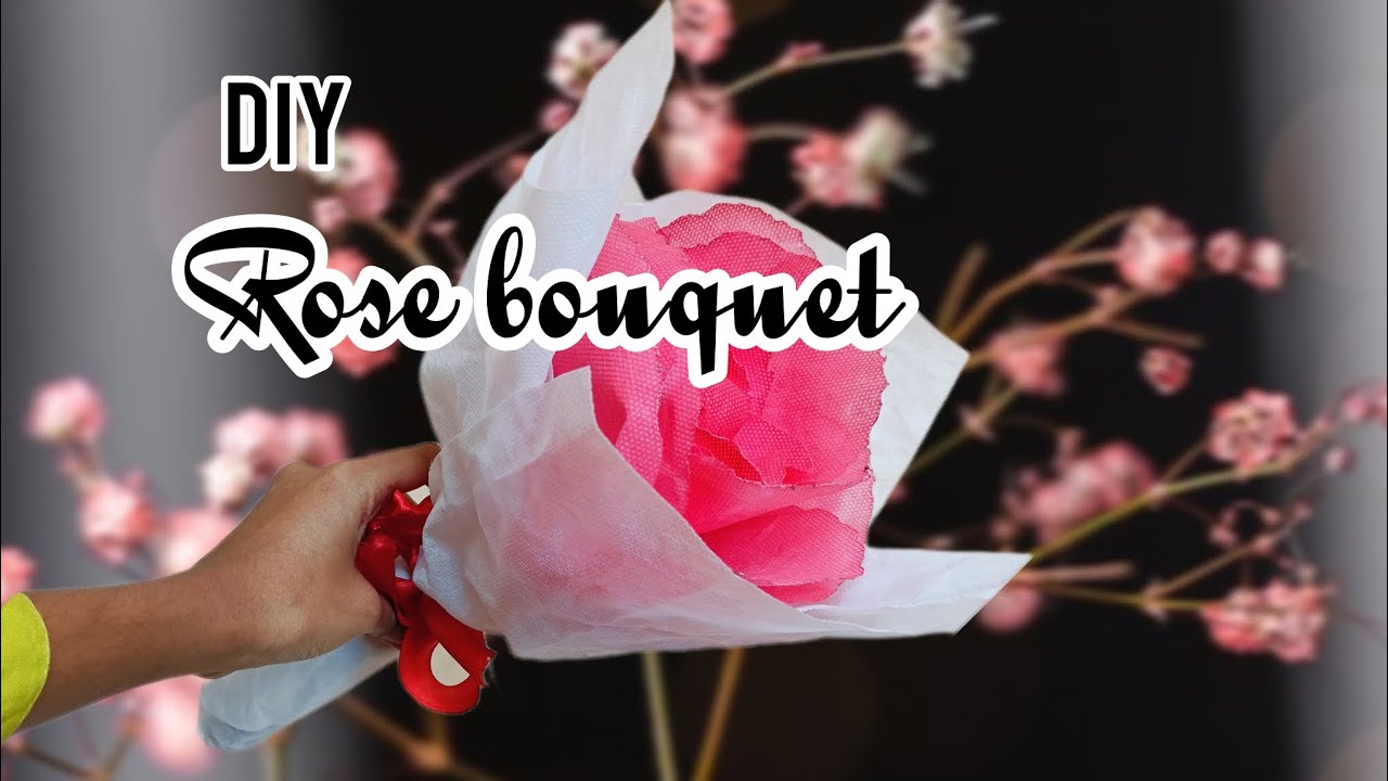 How to make rose bouquet  at home #diy #rose #shortsfeed #shorts #shortvideo
