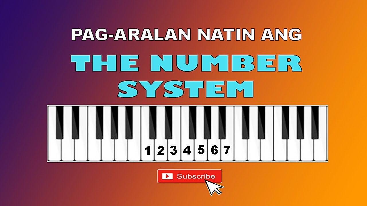 Music Number System I Piano Tutorial I Sa Filipino YouTube