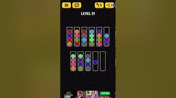Ball Sort Puzzle level 91 solution
