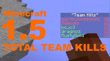 Total Team Score using the Scoreboard functions in Minecraft 1.5 including testfor
