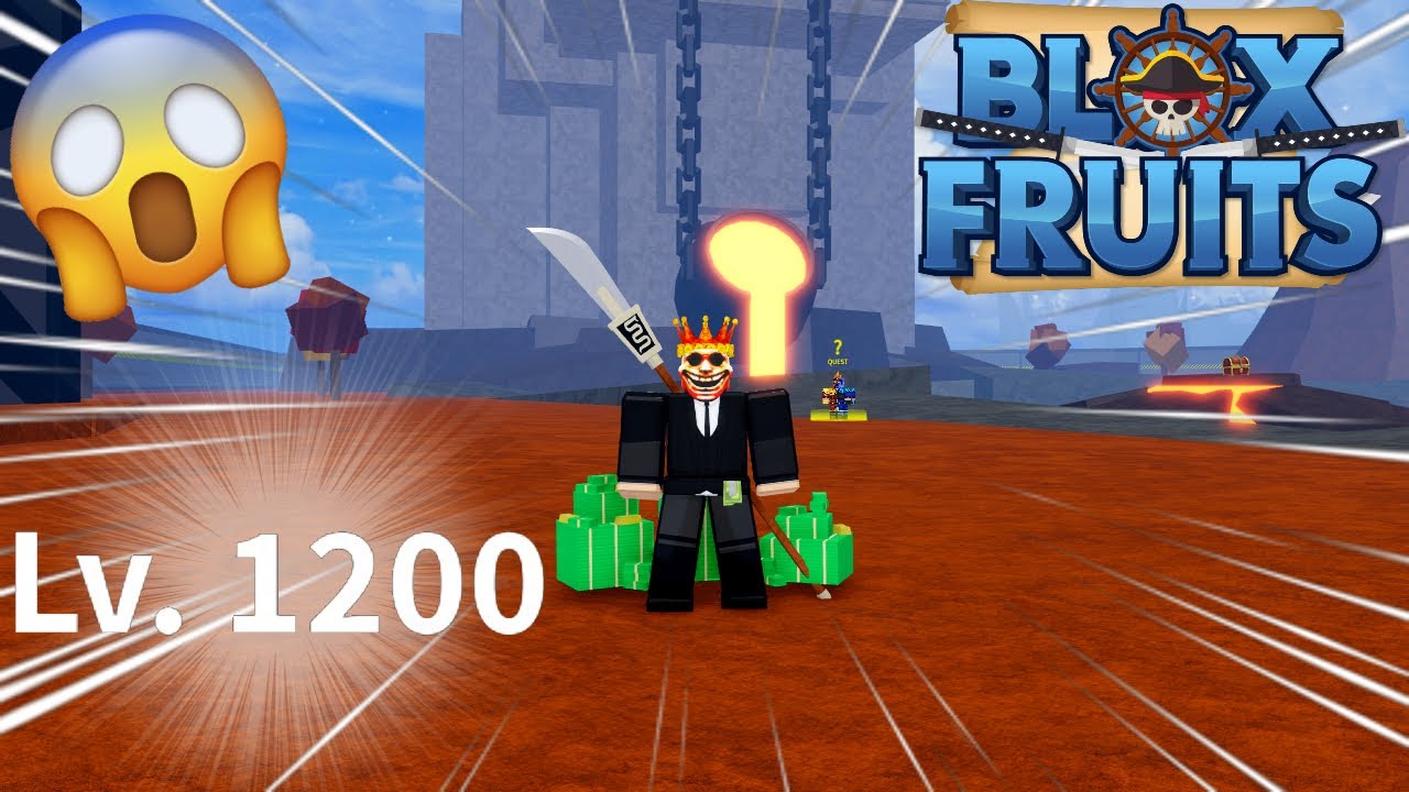 Level 1200 I REACHED LEVEL 1200 IN BLOX FRUITS! - YouTube