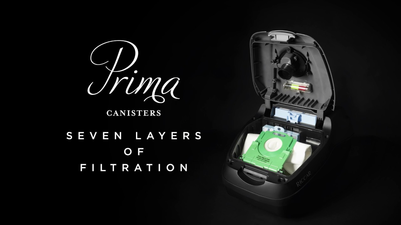 Riccar Prima Canister 7 Layers of Filtration