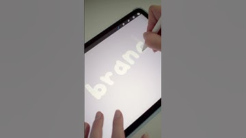 Wiggle text tutorial in Procreate | Graphic design tutorial