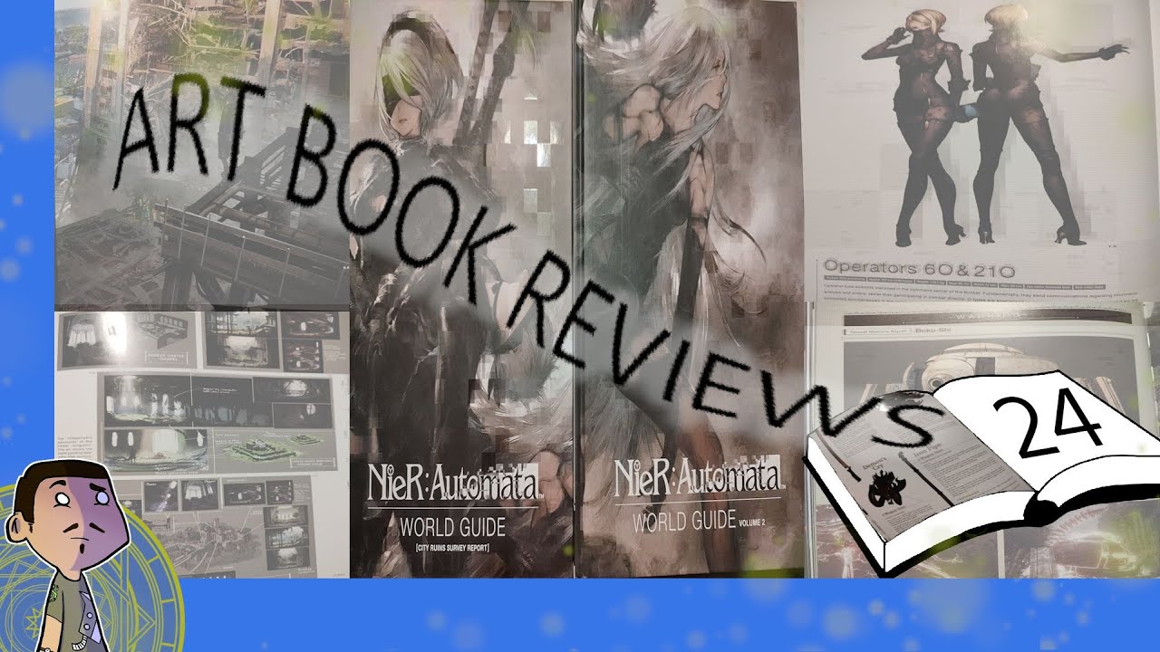 Art Book Review Ep 24 - Nier Automata World Guide 1 & 2 - YouTube