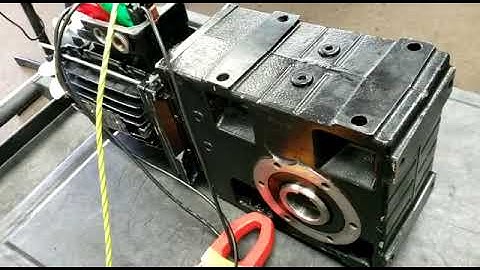 Lenze Gear Motor Testing After Repair