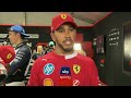 Lewis Hamilton REACTS to his first Ferrari qualifying session 🔴🏎️