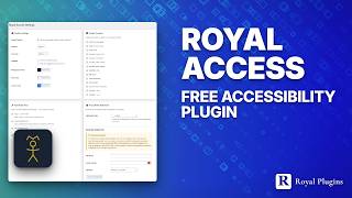 Royal Access-  Free Wordpress Accessibility Plugin