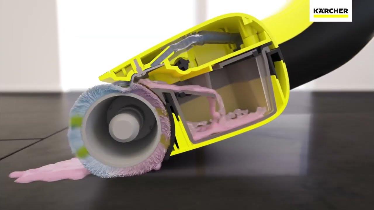 Как работает электрошвабра Karcher FC3 Cordless - YouTube