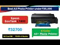 6-Color A3+ Photo Printer under 35000 Rupees {हिंदी में} | #Epson L1800