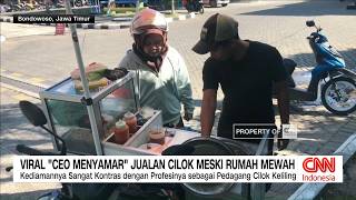 Viral 'CEO Menyamar' Jualan Cilok meski Rumah Mewah