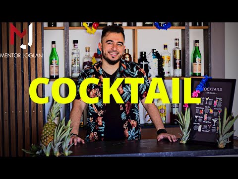 BARTENDER PREPARA COCTEL ORIGINAL CON TEQUILA  | FLAIR TRUCOS | HIELO TRANSPARENTE #shorts