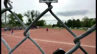 Adrias Fully Extended Diving Catch.