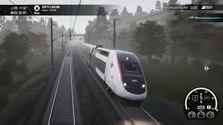 TGV at a high speed of 300km/h | Train Simulator World 4 Gameplay