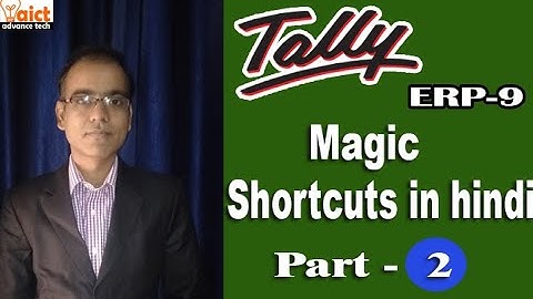 short cut key in tally erp 9 in hindi I tally erp 9 shortcuts in hindi I Part 2