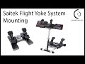 Wheel stand pro set up with saitek flight yoke system  set up