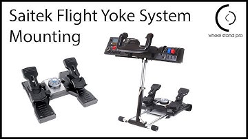 Wheel Stand Pro set up with Saitek Flight Yoke System - set up video