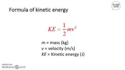 Kinetic Energy // AQA GCSE Triple Science Physics (9-1)