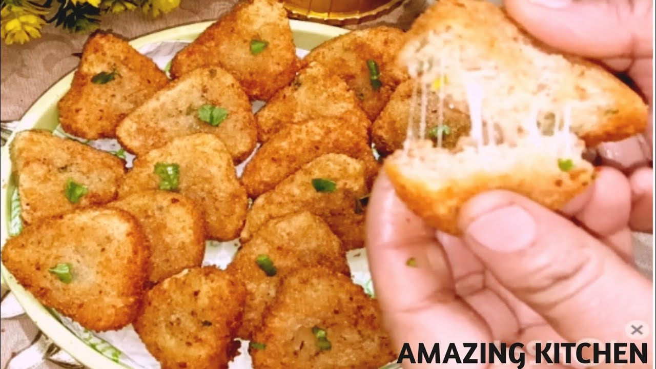 Ramadan special✨ Cheesy Garlic potato nuggets, low budget flavourful recipe 