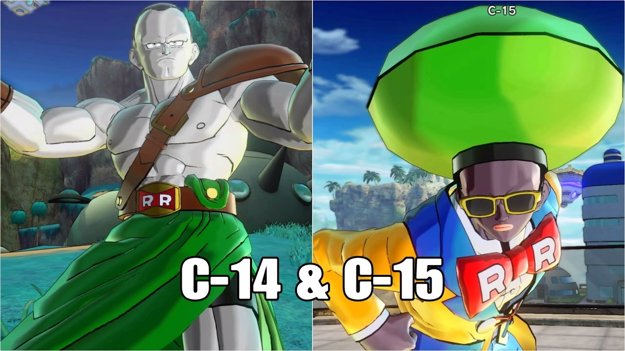 Xenoverse 2. Création d'avatar / Character creation : C-14 & C-15 (Androïds 14 & 15) - YouTube