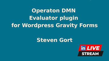 Operaton DMN Evaluator Plugin for WordPress Gravity Forms | Steven Gort (ICTU)