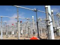 500kV Airblast breaker and switch opening