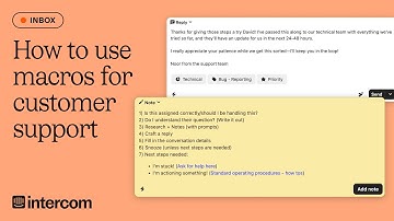 How to use macros for customer support