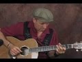 Acoustic ragtime blues guitar lesson fingerstyle piedmont ala Blind Blake with capo