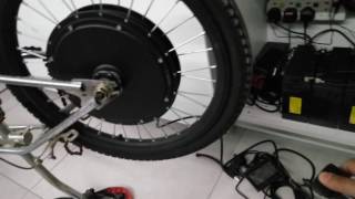 Electric bike at 60v (70km/h testing)
