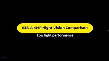 E3B-A 4MP Night Vision Comparison
