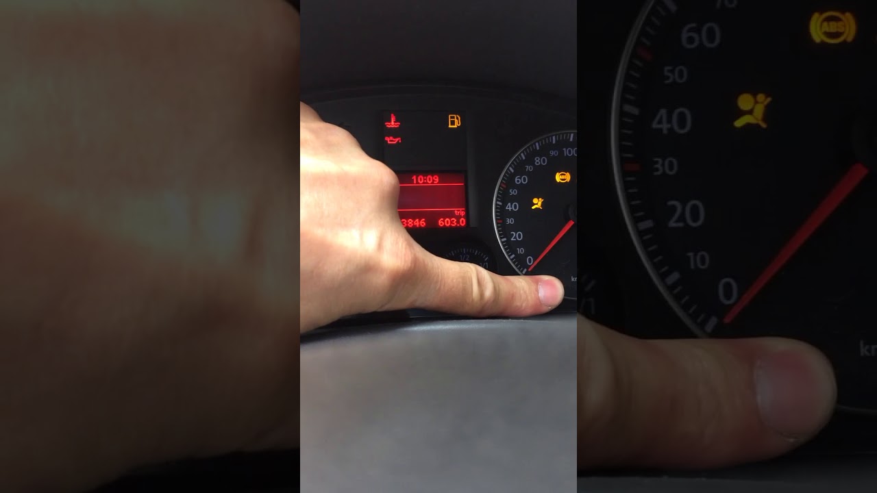 Kasowanie inspekcji serwisu oleju VW CADDY PASSAT GOLF POLO TRANSPORTER