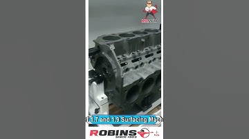 Robins Newly Designed Economical Cylinder head and Block Fixture #robinsmachines #boringmachines