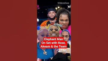 Rosealee & Team ON SET with Elephant Man #comelookyah #Rosealee #Akeam #Dyema #figureitout