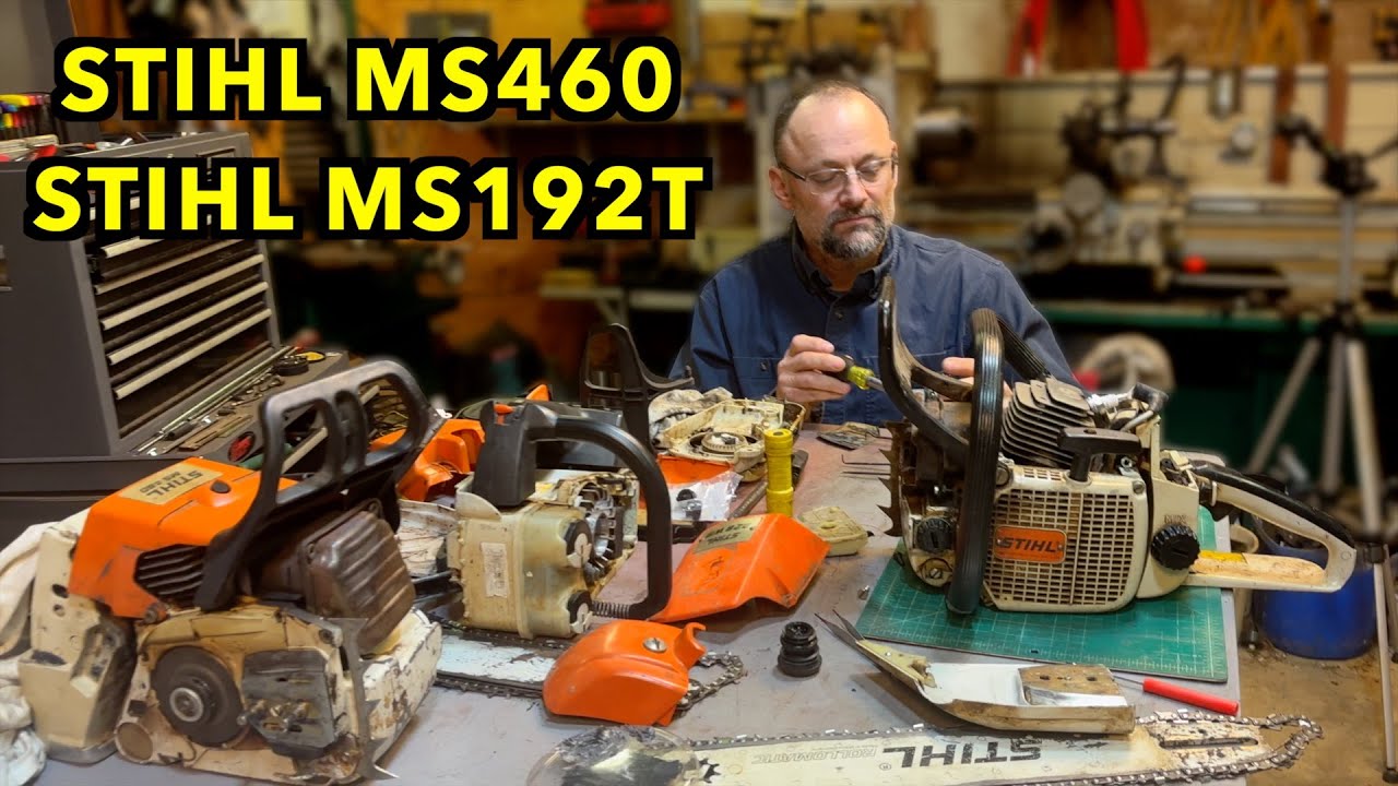 Fixing 2 Stihl Chainsaws And Cutting A Big Tree. - YouTube