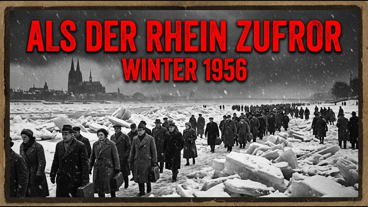 1956: Der tödliche Februar. Als der Rhein stillstand und Deutschland erfror