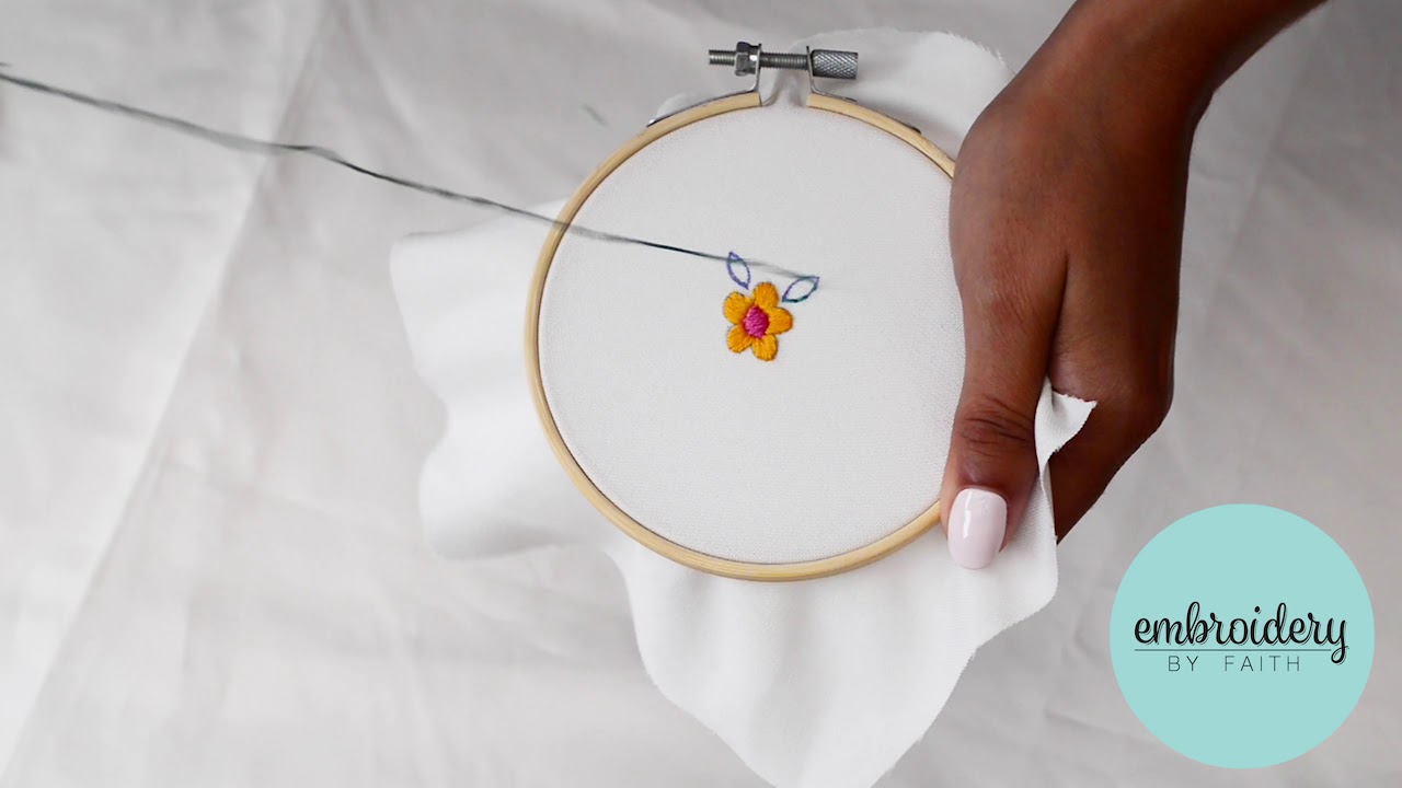 Satin stitch beginner hand embroidery tutorial  youtube Satin stitch beginner hand embroidery tutorial  youtube