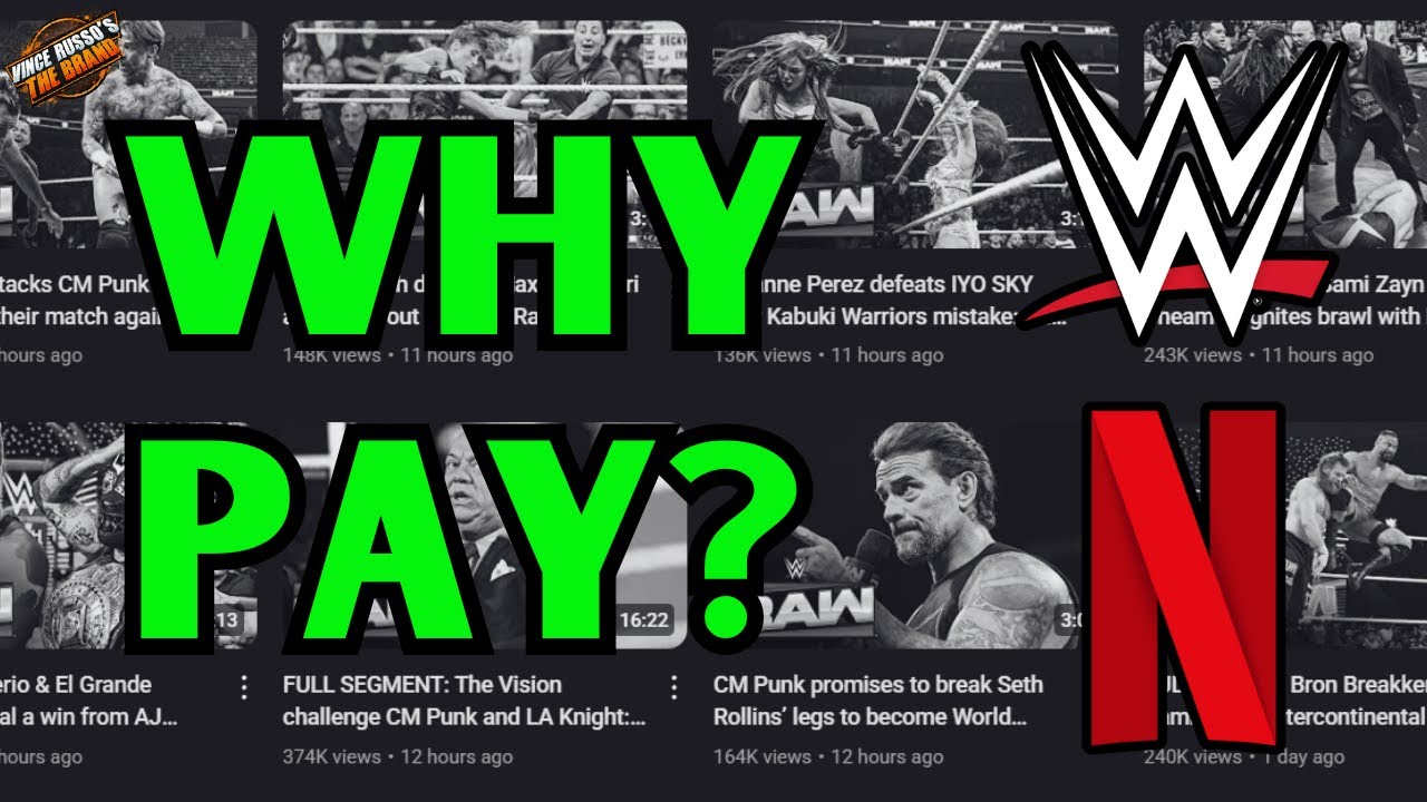 Why PAY for WWE when You Can WATCH the CLIPS for FREE?