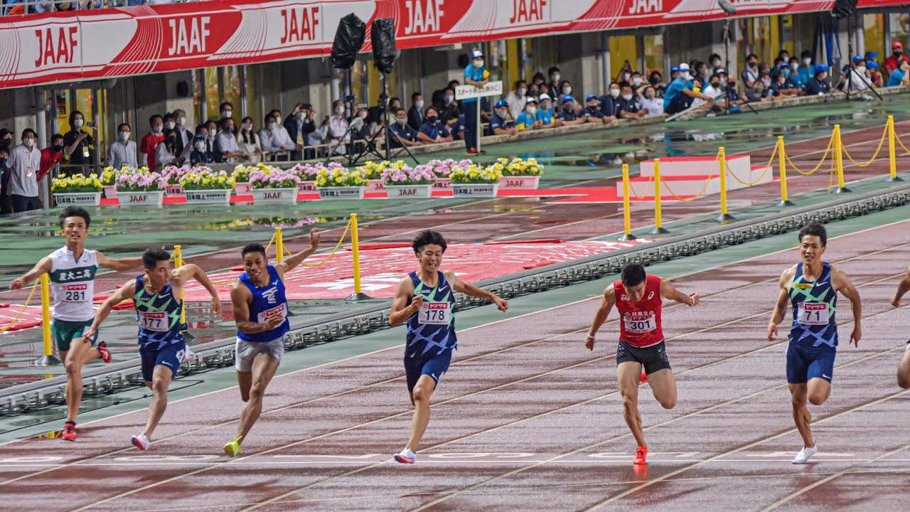 準決勝敗退した奴が日本選手権男子100m決勝中継してみた