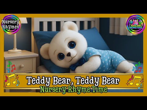 Teddy Bear, Teddy Bear | Classic Nursery Rhyme | Magic Mini Monsters #magicminimonsters