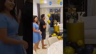 විනු Husband දුන්න ස්ප්‍රයිස් එක  | Vinu siriwardana husband brithday #shortsfeed #shorts