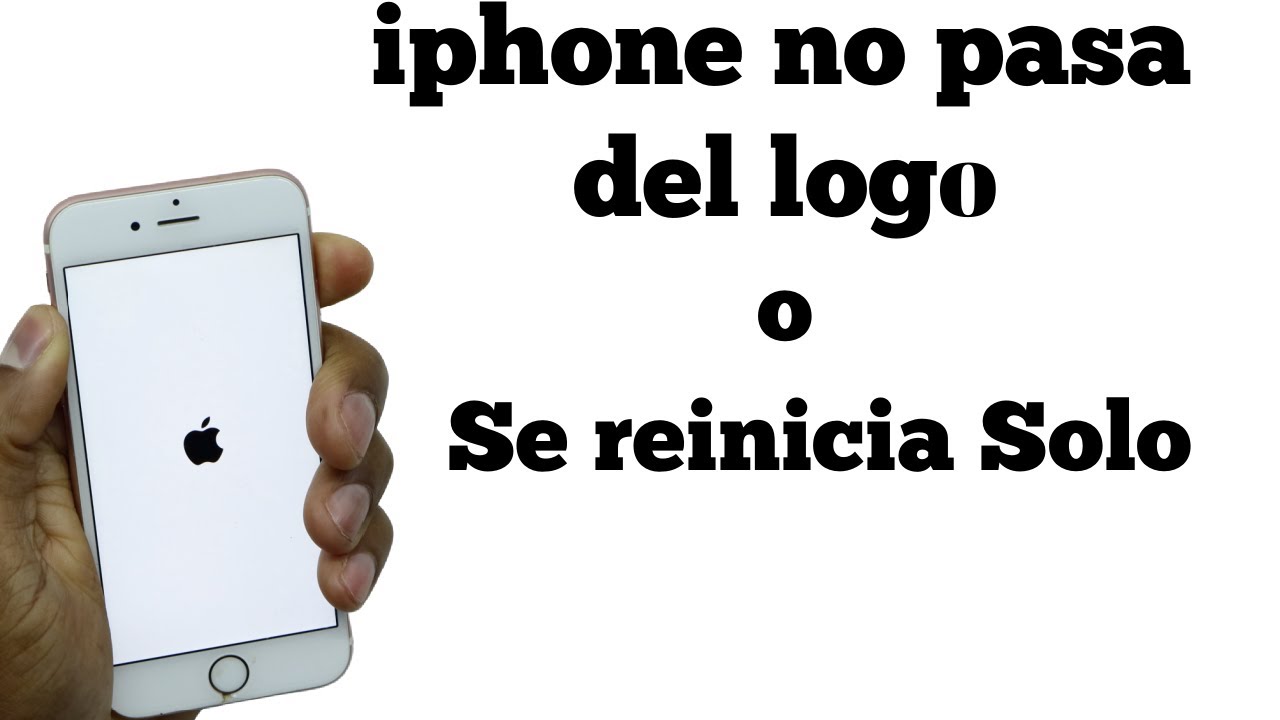 Mi iPhone prende y se apaga solo / No pasa del logo - Solución - YouTube