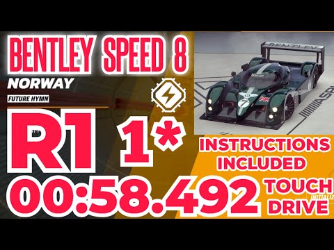 BENTLEY SPEED 8 Grand Prix | Round 1 | 1⭐ Touchdrive | Future Hymn | Asphalt Legends