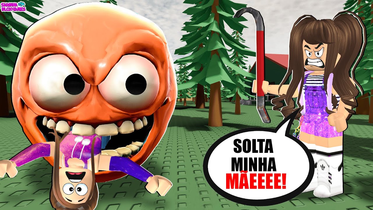FUJA DA CARA GIGANTE MALVADA SE PUDER!! GEF ROBLOX