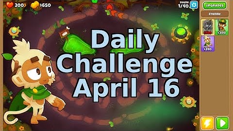 Bloons TD 6 Daily Challenge | Johnny