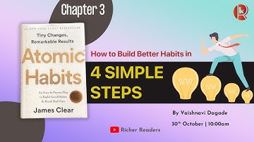 Atomic Habits | Chapter 3 - How To Build Better Habits in 4 Simple Steps 😎