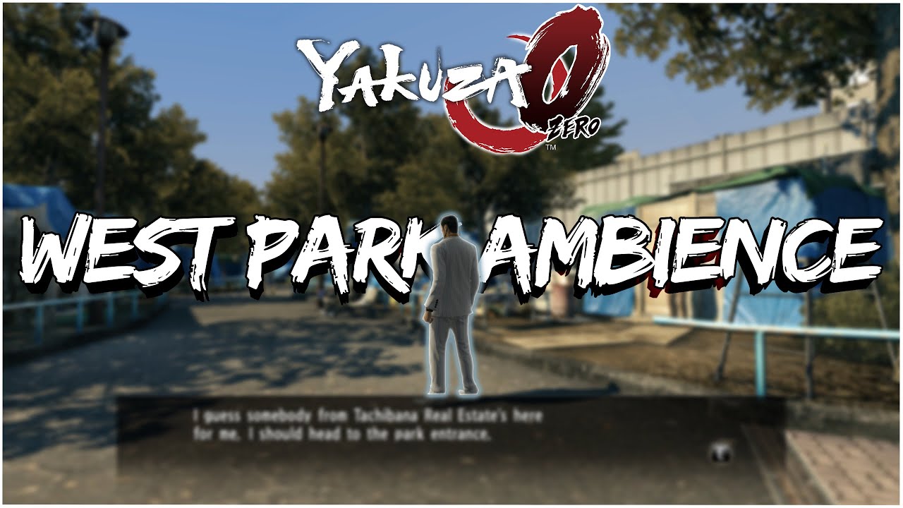 Yakuza 0 Ambience at West Park Day Time (20 Mins Of City Sounds