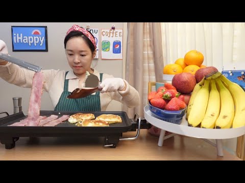 ASMR  Pancakes Breakfast role play (soft spoken)