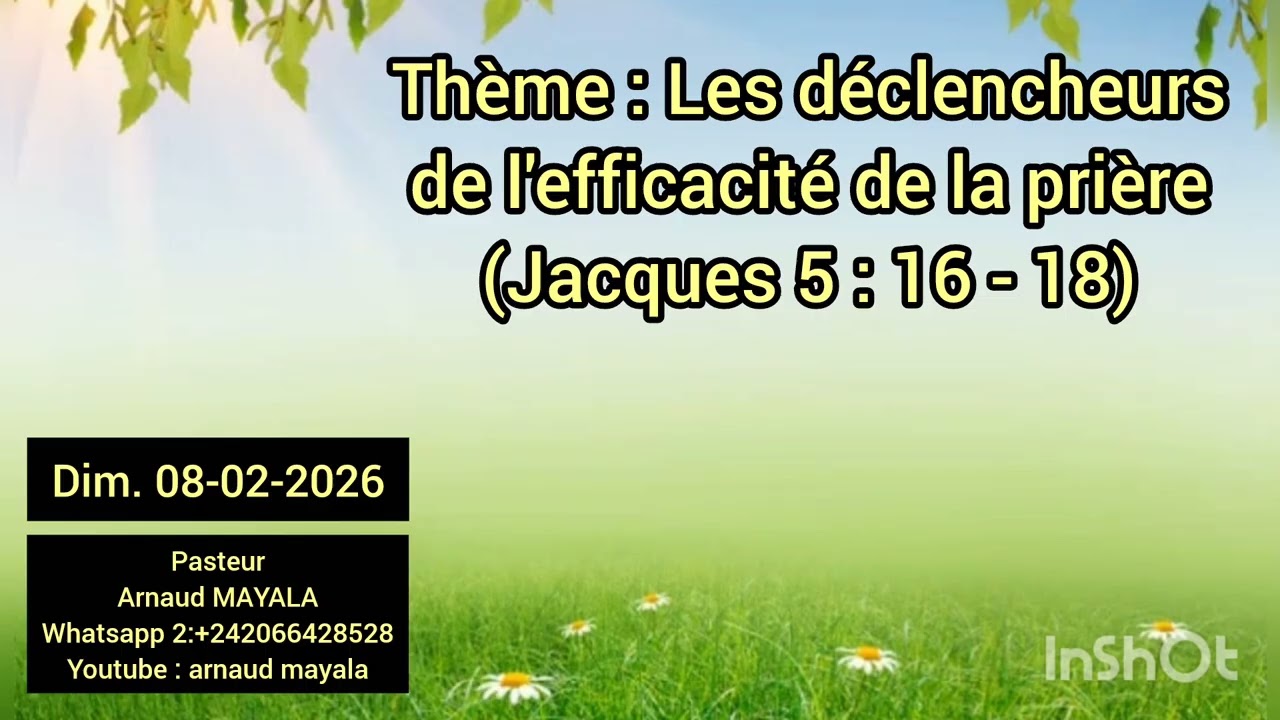 Les déclencheurs de l'efficacité de la prière (1)