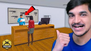 I HIRED A RECEPTIONIST FOR MY SHOOTING RANGE 🔫👩‍💼 | Shooting Range Simulator #3 screenshot 4