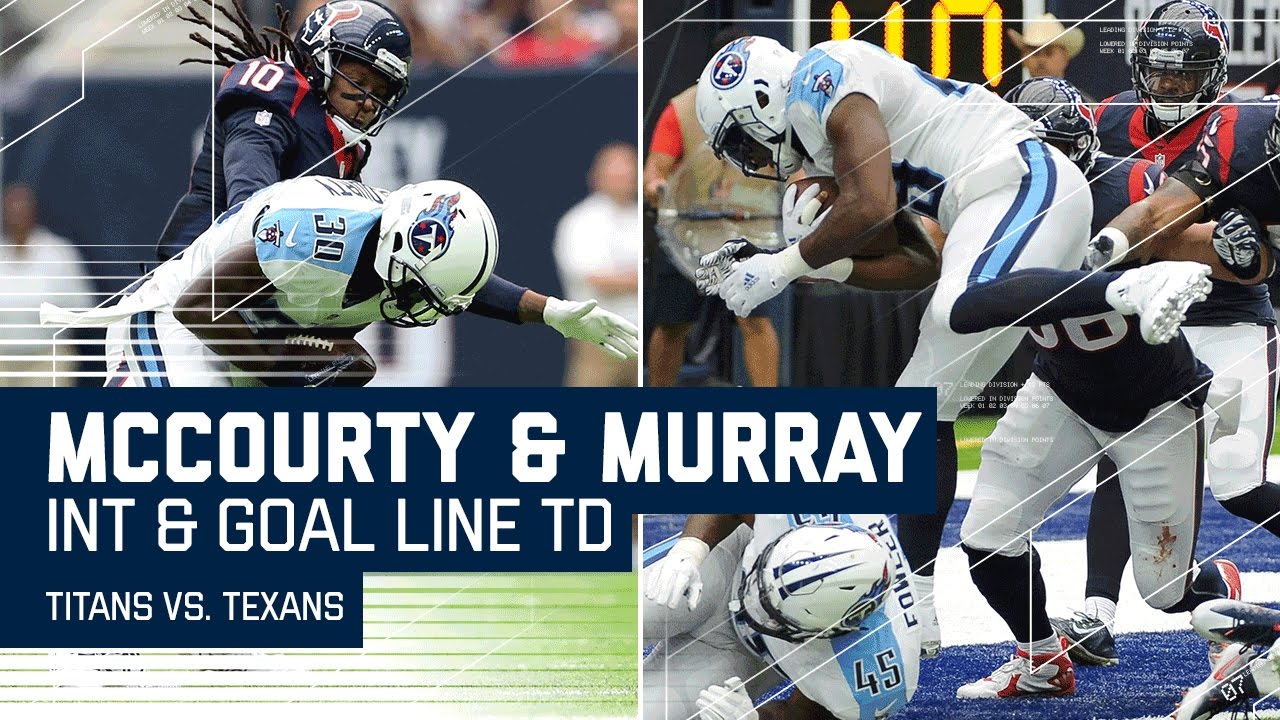 Jason McCourty Intercepts Osweiler & Sets Up DeMarco Murray's 2nd TD! | Titans vs. Texans | NFL