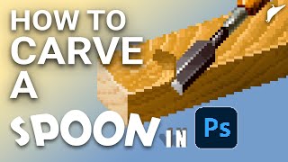How To Carve a Spoon In Photoshop by Uri Tuchman 208,588 views 3 years ago 8 minutes, 19 seconds